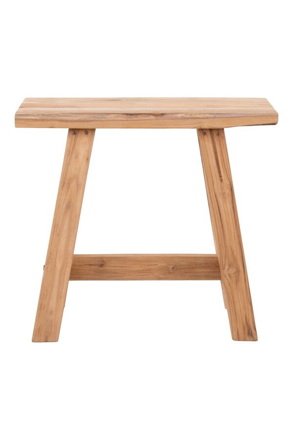 Barcelona Bank - Natuurlijk, Teak, 50x25x45cm