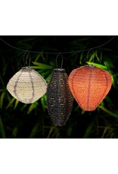 Harwood Led Lantern - White, oplaadbare zonne -lantaarn, 30x30x26,5 cm