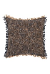 Ely Kussen - Kussen, polyester, katoen, blauw/geel, 45x45 cm