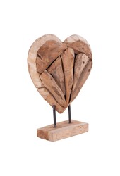 Almada Hart - Natuurlijk, Teak, 25x9x30 cm
