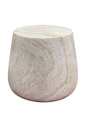 Bonn -bijzettafel - Natural, Fiberclay, Ø47.5x41 cm