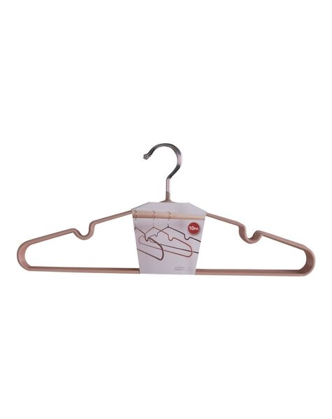 Massa Hangers - Roze, Metaal, 41x4x18 cm - Set van 10