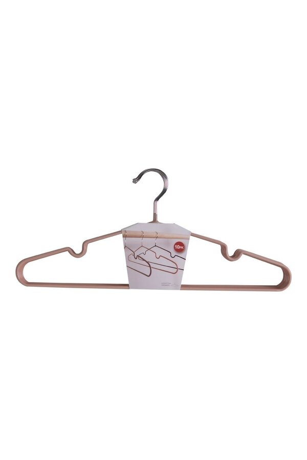Massa Hangers - Roze, Metaal, 41x4x18 cm - Set van 10