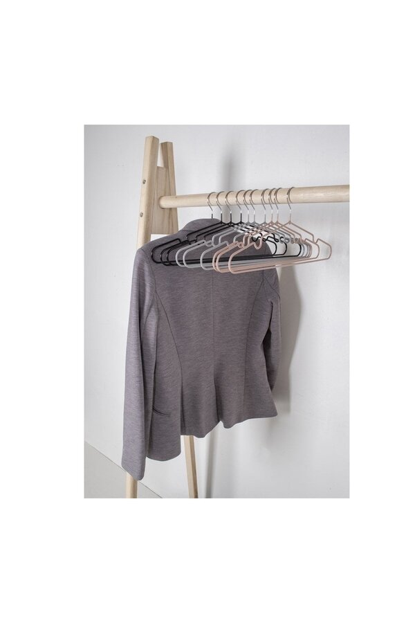 Massa Hangers - Roze, Metaal, 41x4x18 cm - Set van 10