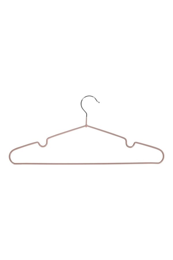 Massa Hangers - Roze, Metaal, 41x4x18 cm - Set van 10
