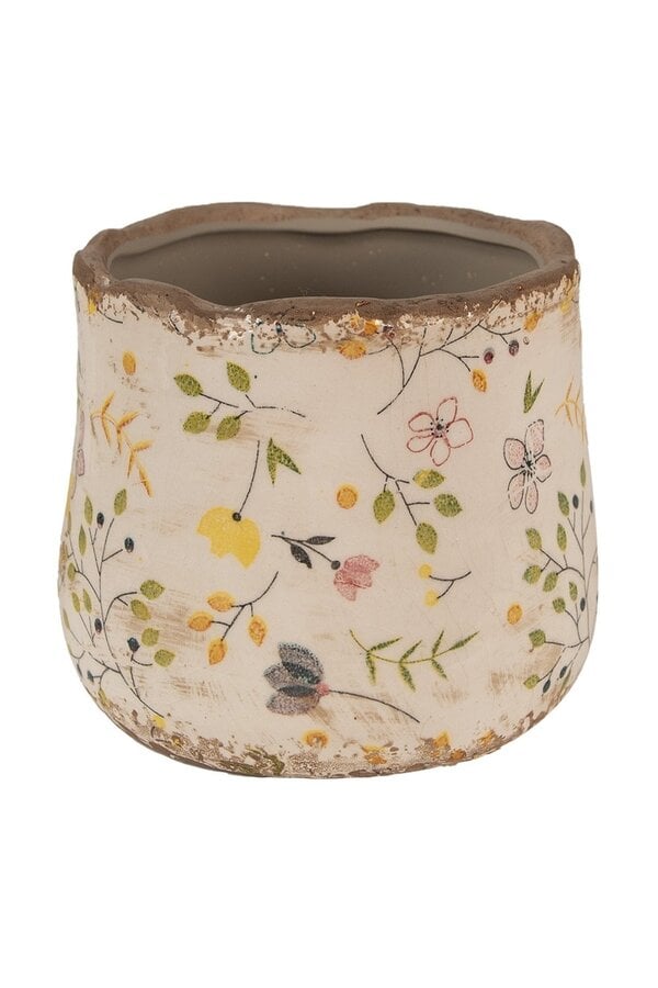 Decoratie bloempot Ø 11x10 cm