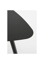 Table d'appoint - Lot de 2 - L80 x l60 x H47 cm - Métal - Noir