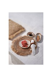 La serviette en lin - Blanc - Lot de 4