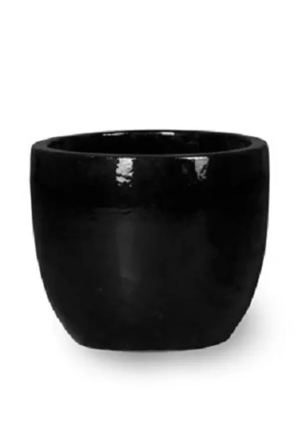 Bloempot Rond Antraciet