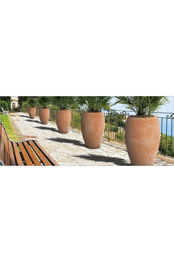 Pot de fleurs en terracotta L