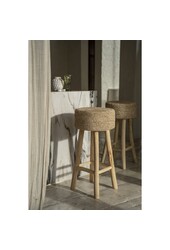 Le tabouret de bar en raphia