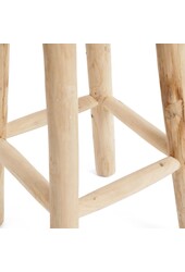 Le tabouret de bar en raphia