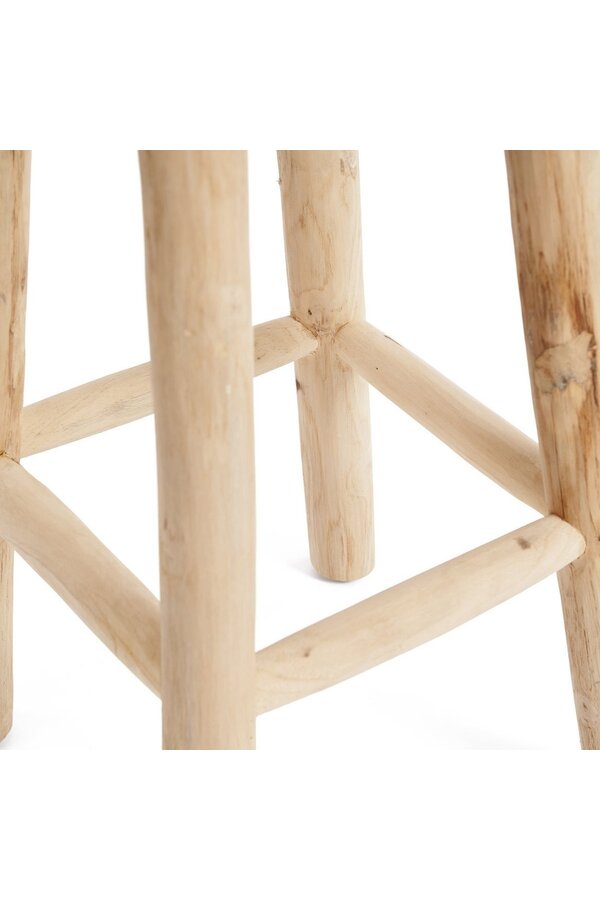 Le tabouret de bar en raphia