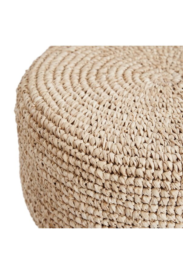 Le tabouret de bar en raphia