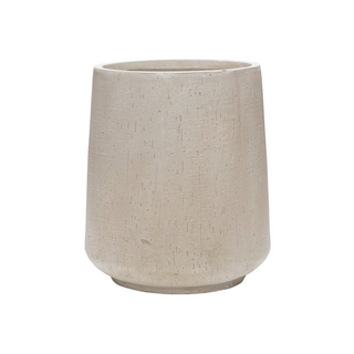 Beige bloempot