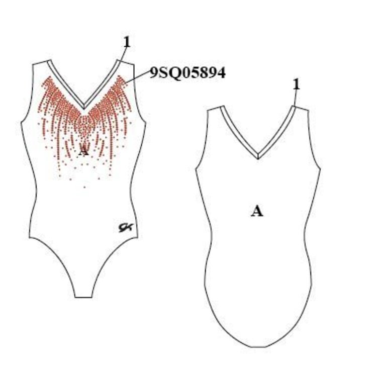 GK Turnanzug Calypso Nylon/Spandex