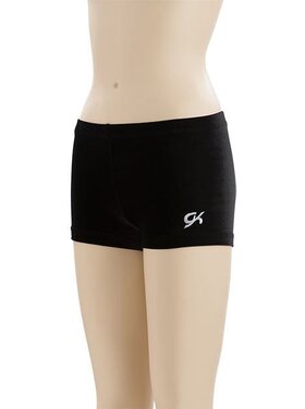 GK Schwarz Samt Turnshorty
