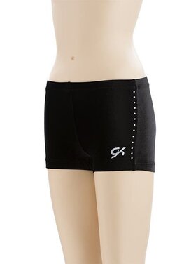 GK Black jeweled Velvet Shorty