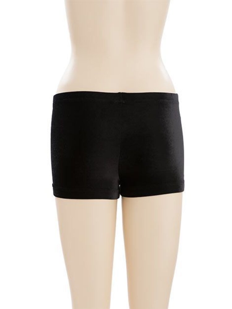 GK Black jeweled Velvet Shorty