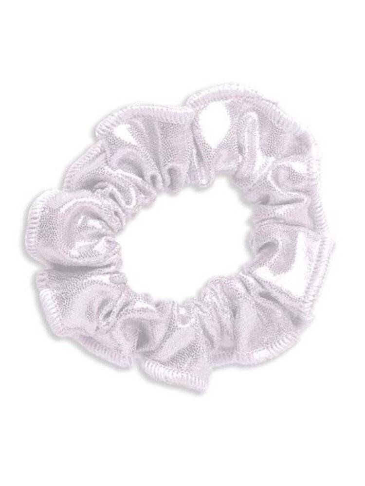 GK White Mystique Scrunchie