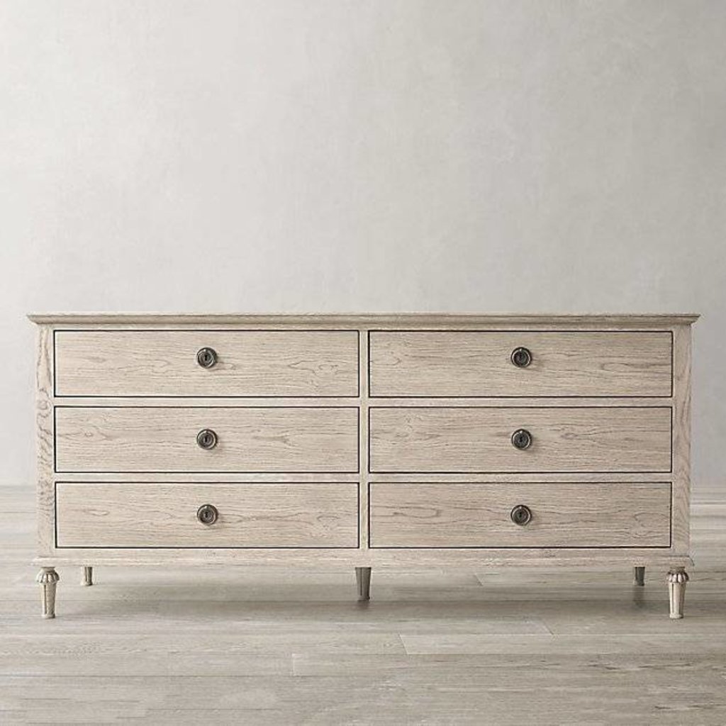 In Common With Weathered 6-Drawer Dresser