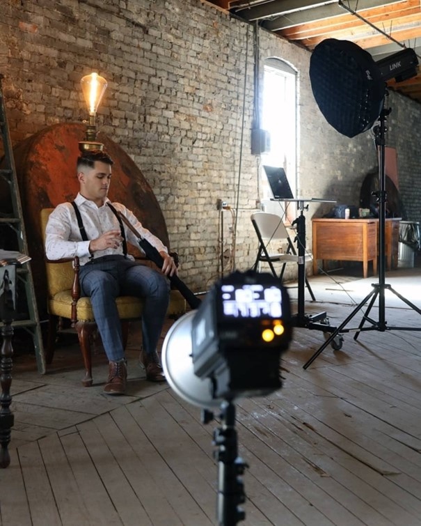 Behind The Scenes Portraits The West Parlor Photo Shoot Paul C Buff Europa Webshop Studio