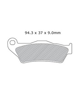 R1200/1250RTLC,GSLC..plaquettes ARriere en  synther bronze