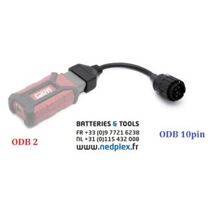 GS911 Wifi  Hexcode ODB2 +cable  10 pin (avec reduction)