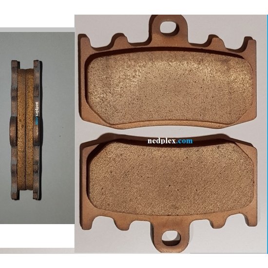 DP BRAKE  1200GS 2005-2012 FRONT BRAKE PAD SPORT  SYNTHER BRONZE