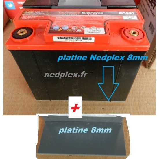 R1200RT platine  8mm+ protections de bornes pour PC680