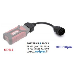 GS911 Wifi  Hexcode ODB2 +cable  10 pin (avec reduction) -