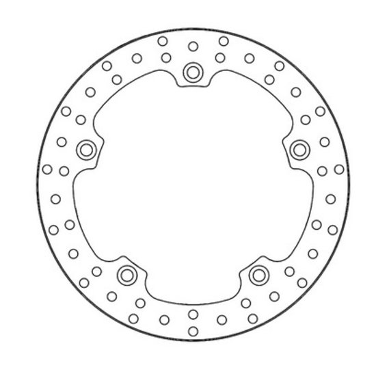 Moto Master R1100/1150/R/RT/GS achterremschrijf RVS