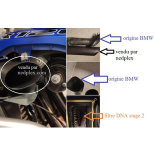 R1200 GS(A)LC filtre DNA stage 2 +pipes d'admission (paire)