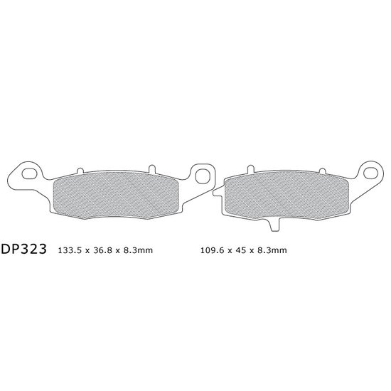 DP BRAKE  DP 323 BRAKE PAD
