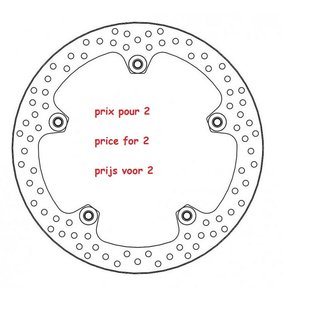 R1200GSLC 2X FRONT FRAKE RIVETED