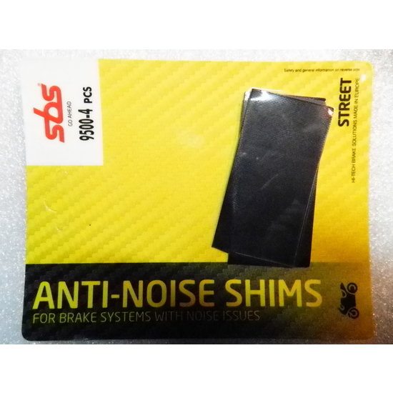SBS ANTI-NOISE SHIMS SBS 9500-4 pcs