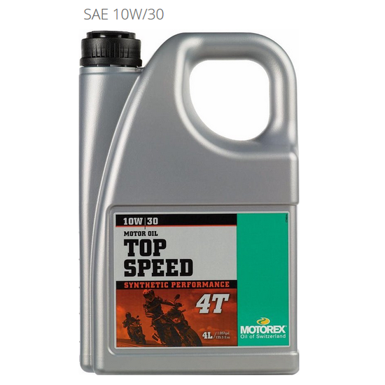 MOTOREX 10w30 TOP SPEED 4Litres Jaso MA 2