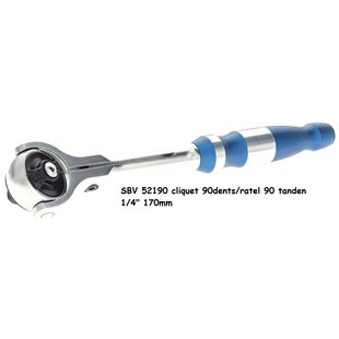 SBV52190 cliquet 1/4"  90 dents de 170mm