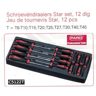 set de tournevis Torx C5122 Pard