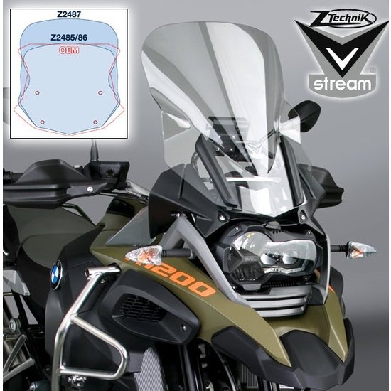 ZTECHNIC-VSTREAM Z2487 49,5 x 38,7cm R1200/1250GS LC / ADV '13- >