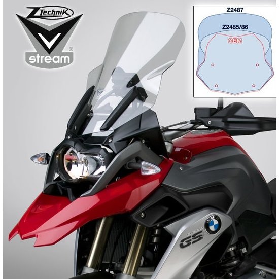ZTECHNIC-VSTREAM Z2487 49,5 x 38,7cm R1200/1250GS LC / ADV '13- >