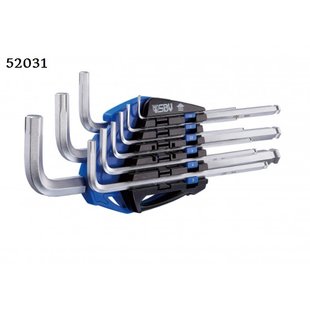 Set met HEX stiftsleutels | Met extractor 1.5, 2, 2.5, 3, 4, 5, 6, 8, 10mm