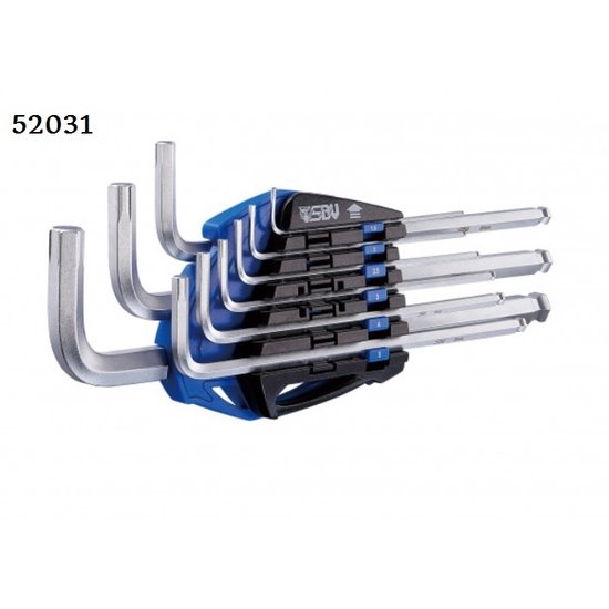 SBV tools  Set met HEX stiftsleutels | Met extractor 1.5, 2, 2.5, 3, 4, 5, 6, 8, 10mm