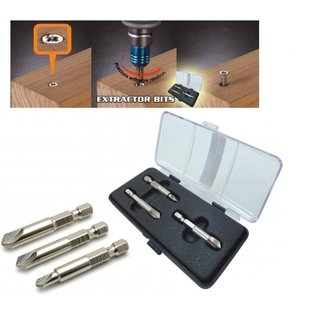 Extractors for damaged screws