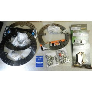 R1200RT 2008-2013 Front+ REAR Disc+bake pad+screuw bmw brake+calippers Front+rear