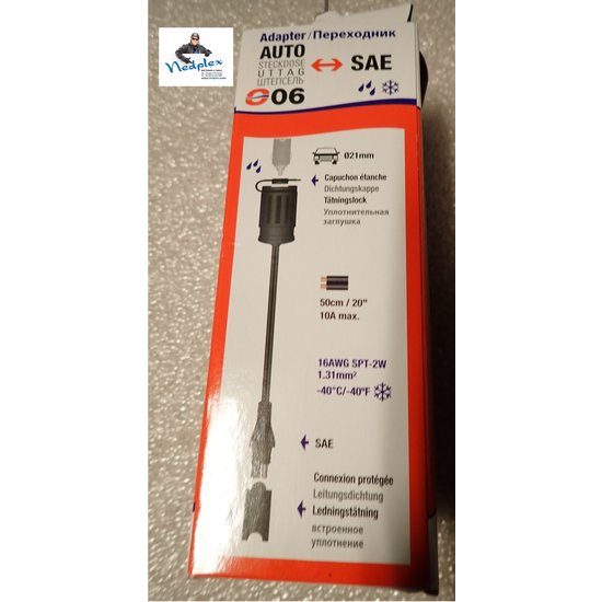 OPTIMATE TECMATE ACC SET O6, WEATHERPROOF SOCKET, SAE - TOOLS SAE076