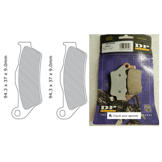 DP BRAKE  2X (DP623)+ 1X DP 622