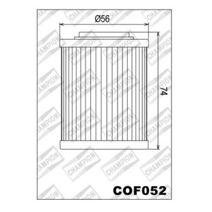 COF 052 oliefilter Champion