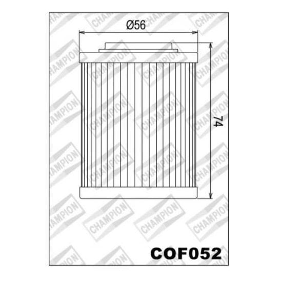 CHAMPION COF 052 oliefilter Champion