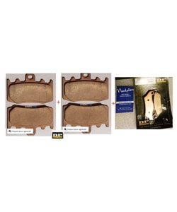 R1200RTou R1200GS  2005->2013  plaquette Avant +AR synther Bronze